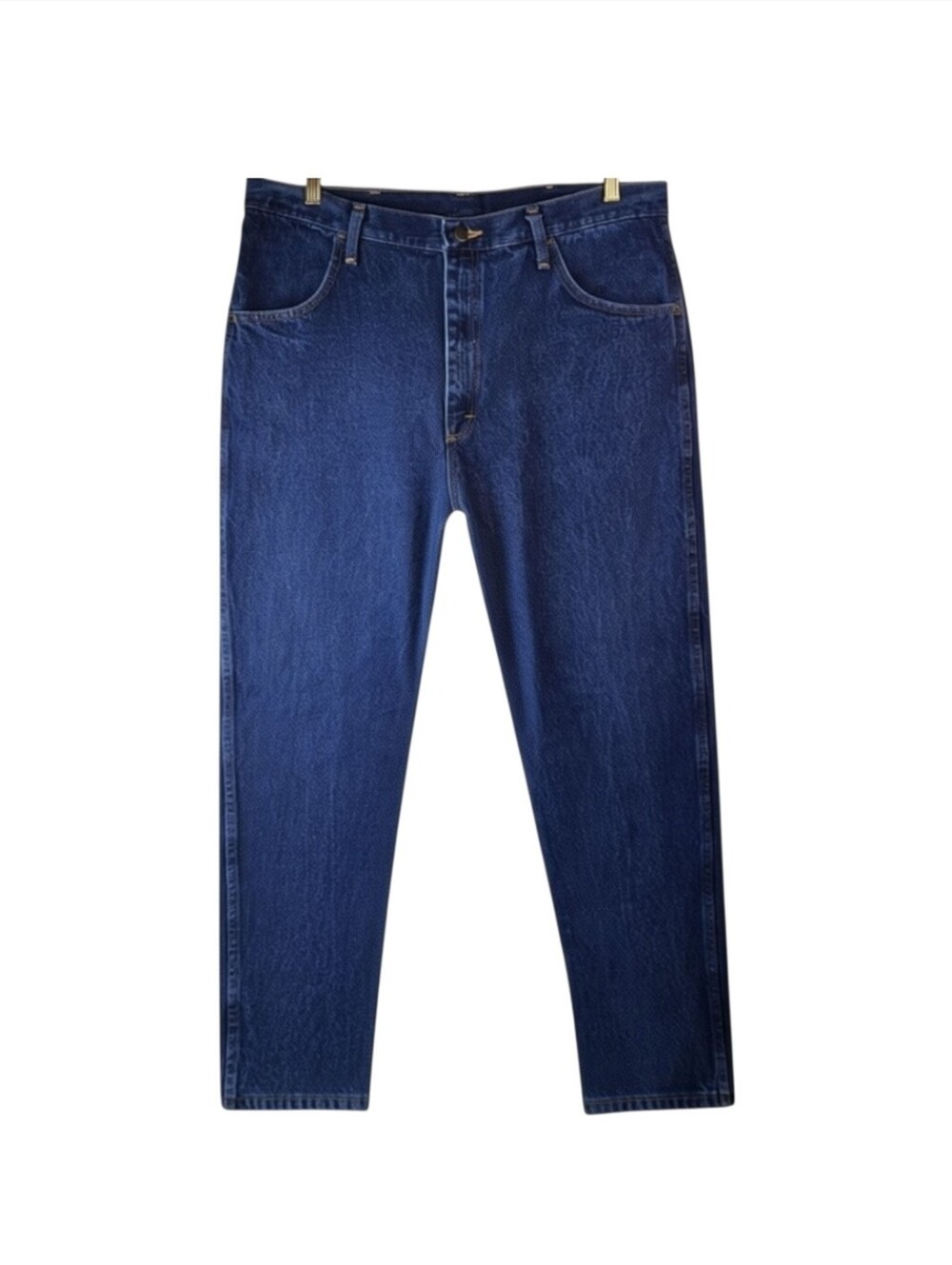 Rustler Mens 38x32 Regular Fit Blue Denim Jeans Heavyweight Cotton Workwear